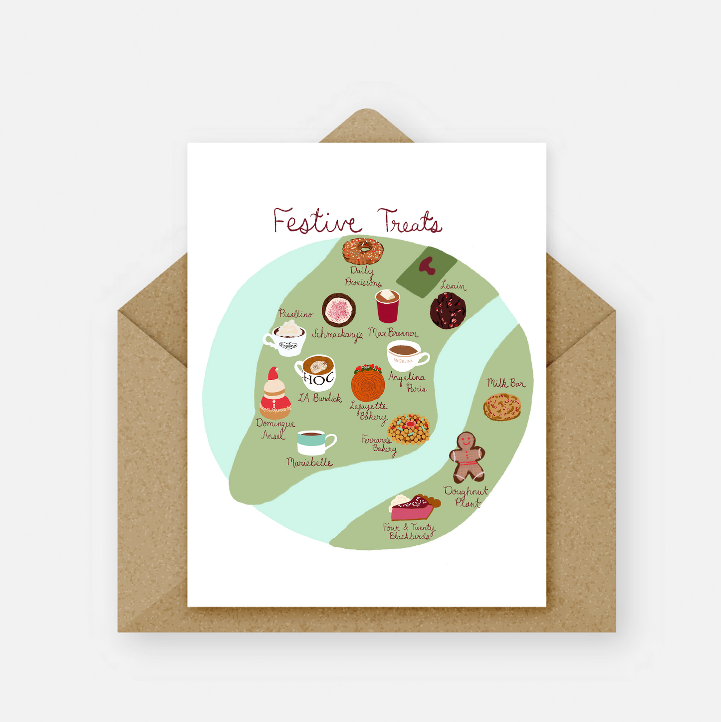Festive Treats NYC Card