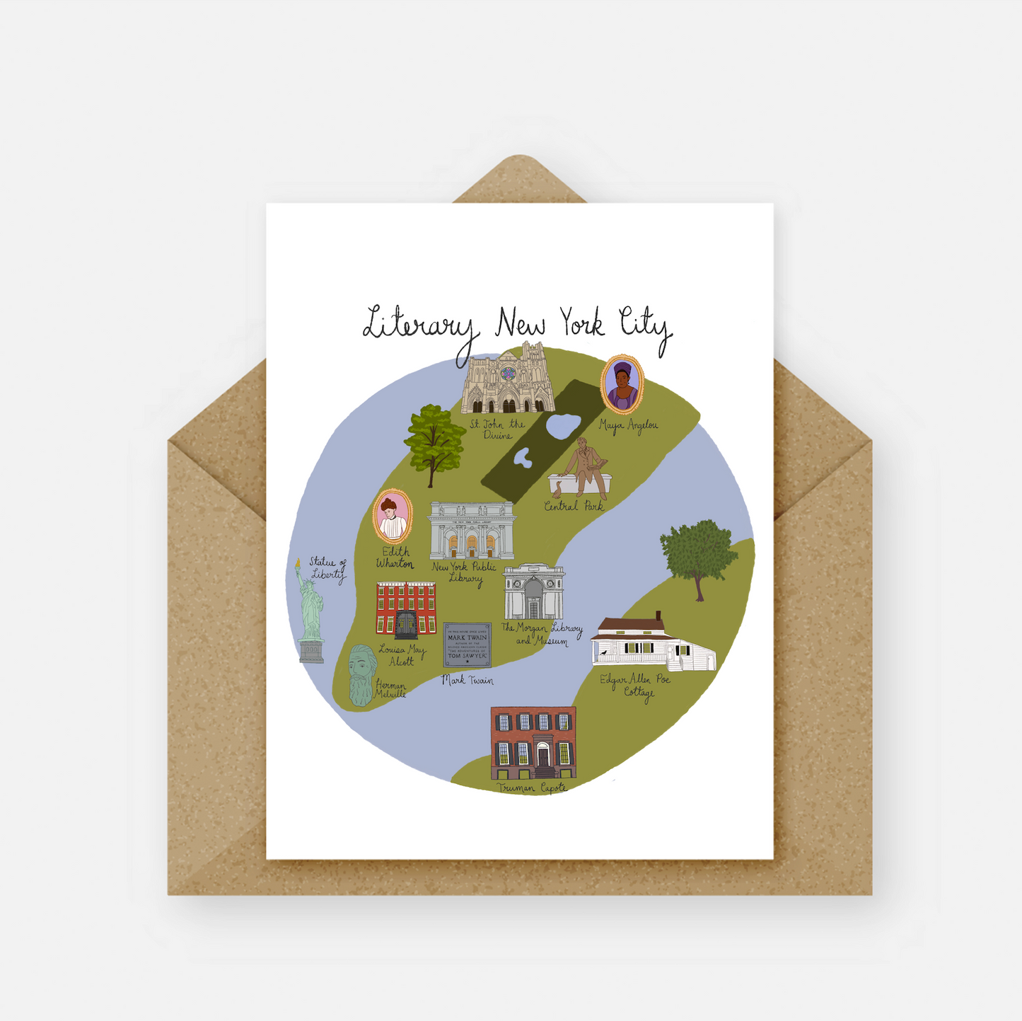 Literary NYC Card