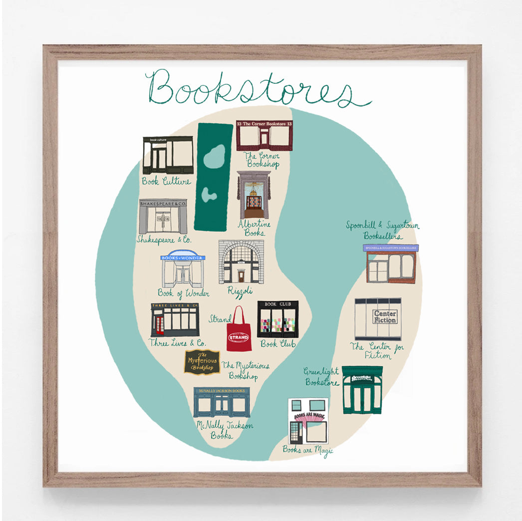 NYC Bookstores Print