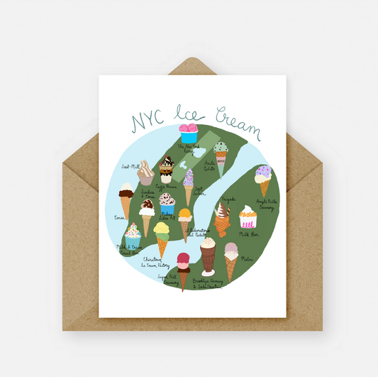 NYC Ice Cream Card