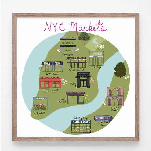 NYC Markets Print