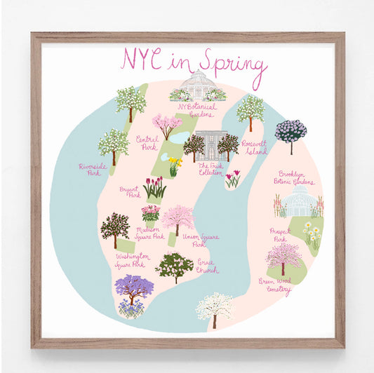 NYC In Spring Print