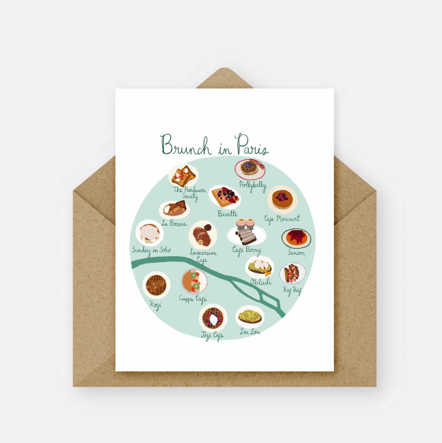 Brunch in Paris Card