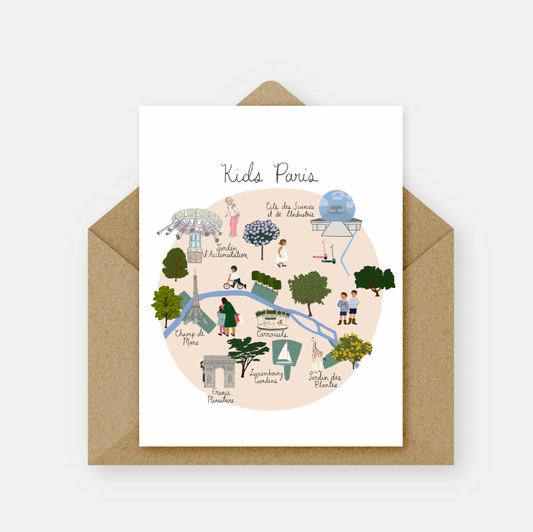 Kids Paris Card