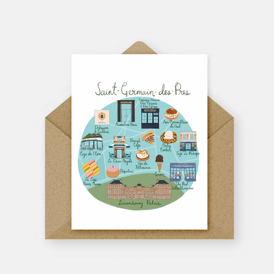 Saint Germain des Pres Card