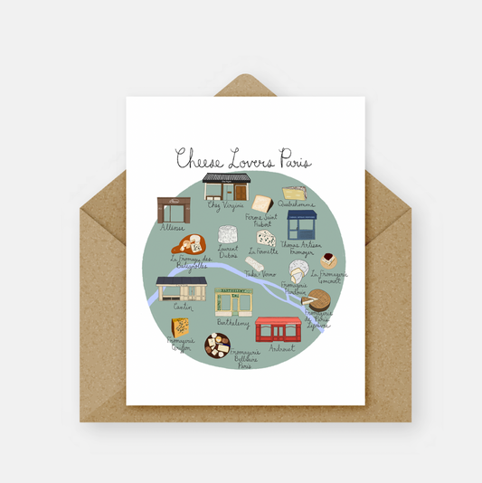 Cheese Lover's Paris Card