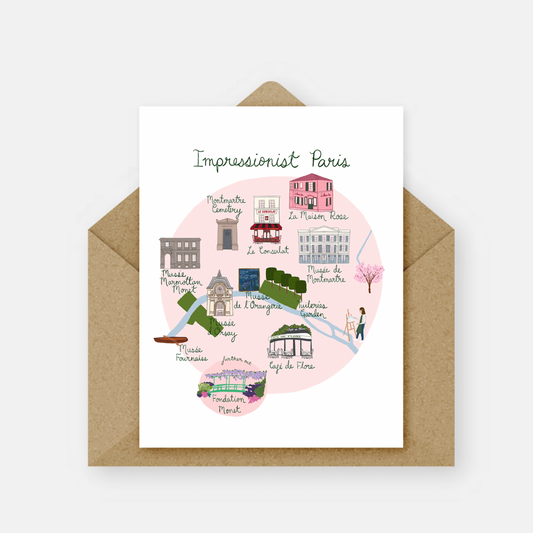 Impressionist Paris Card