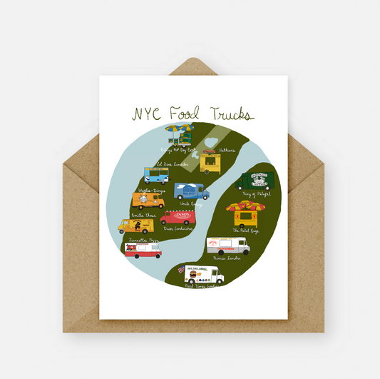 NYC Food Trucks Card