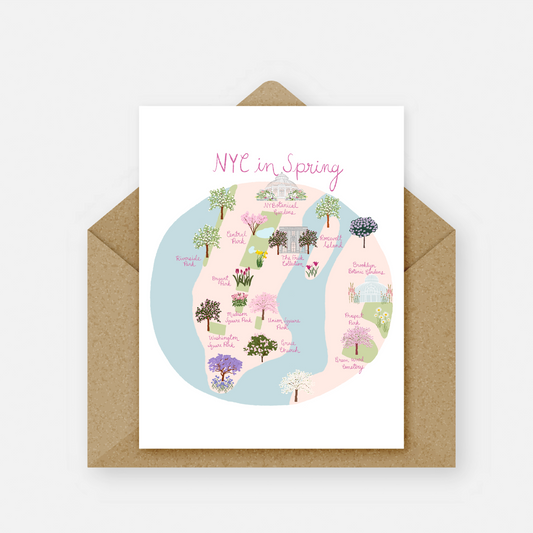 NYC in Spring Card