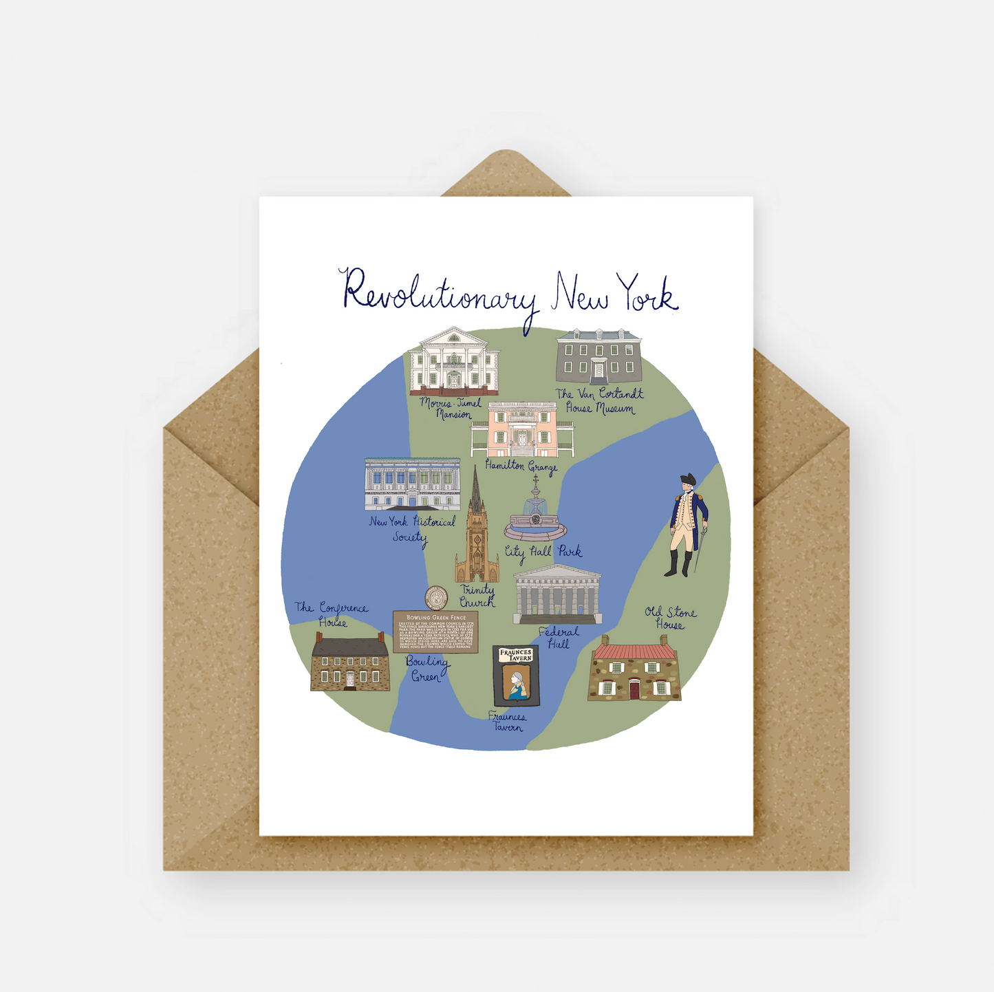 Revolutionary New York Card