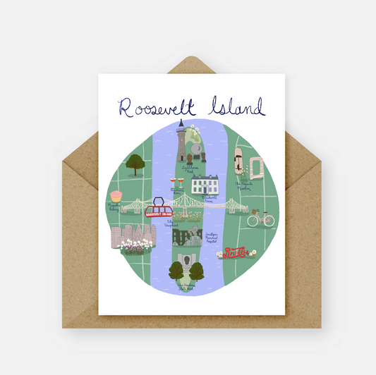 Roosevelt Island NYC Card