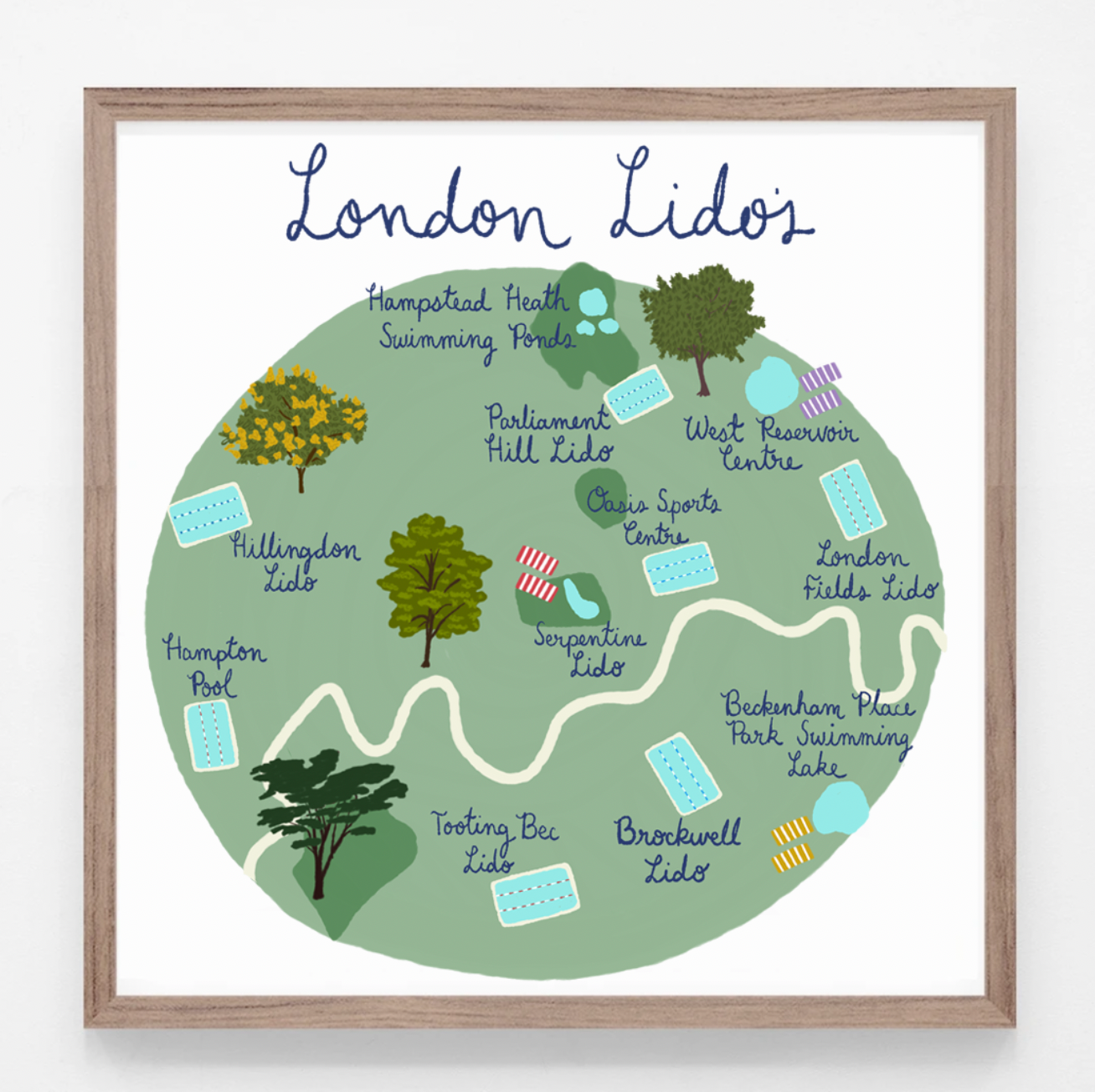 London Lido's Print