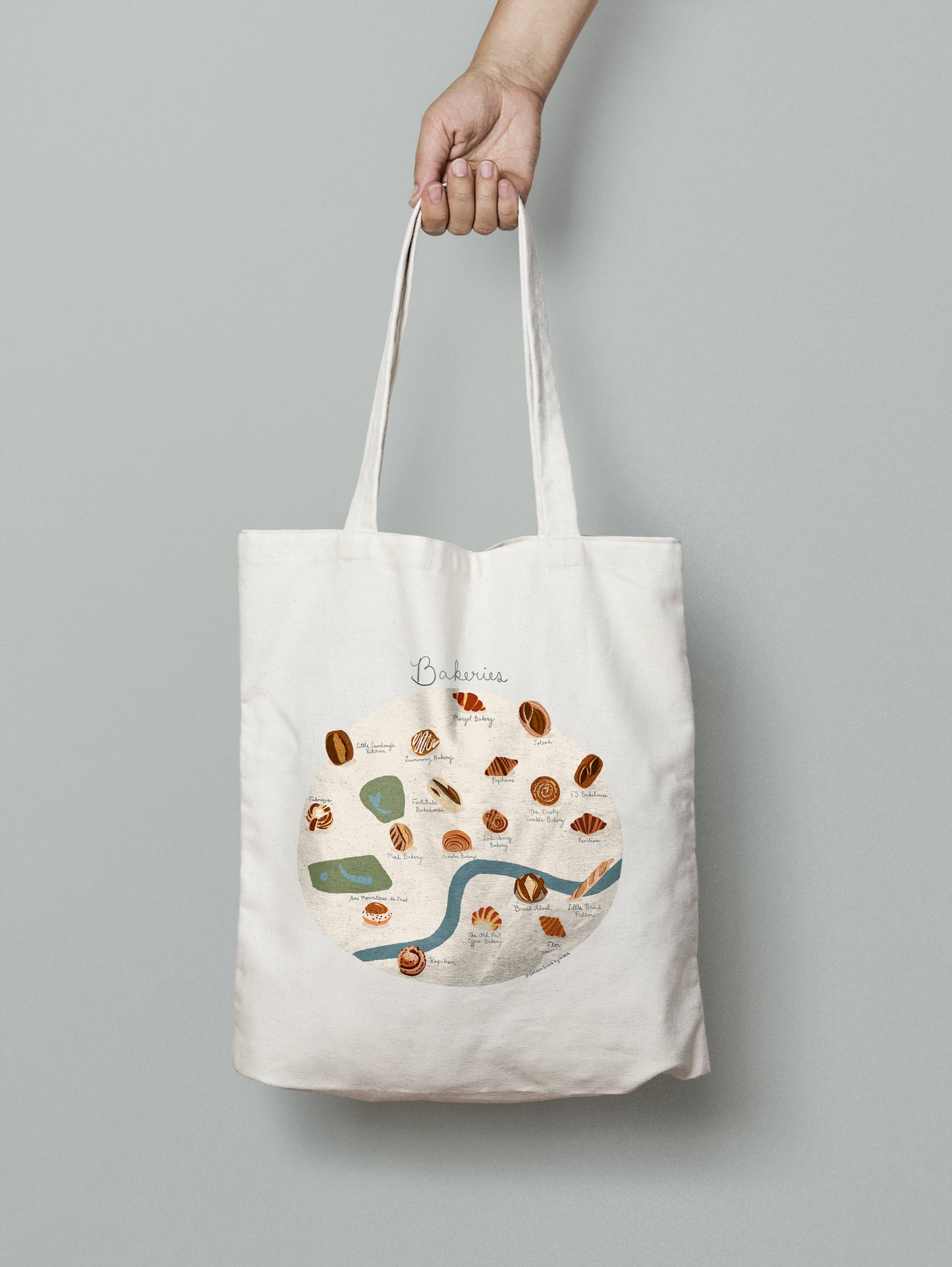 Bakeries of London Tote Bag