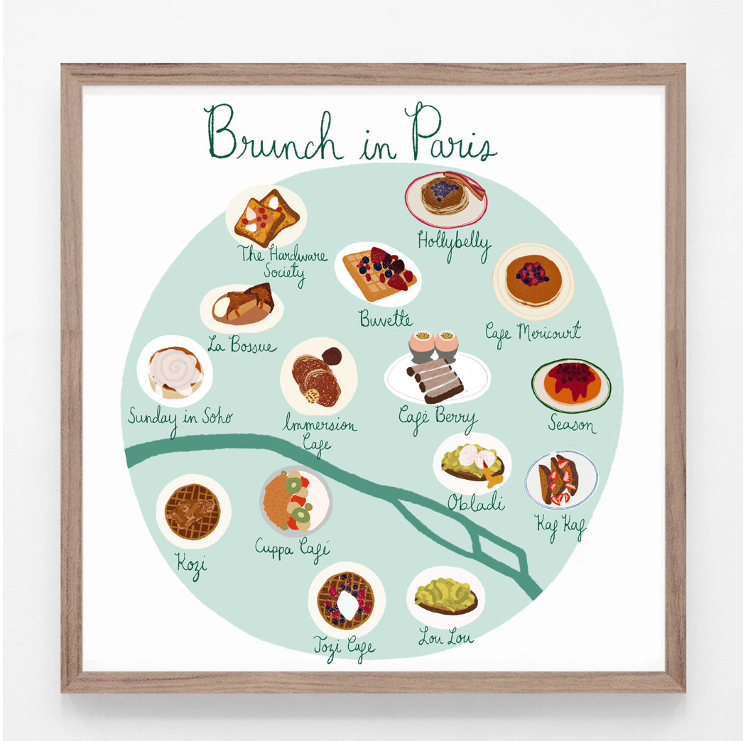 Brunch in Paris Print