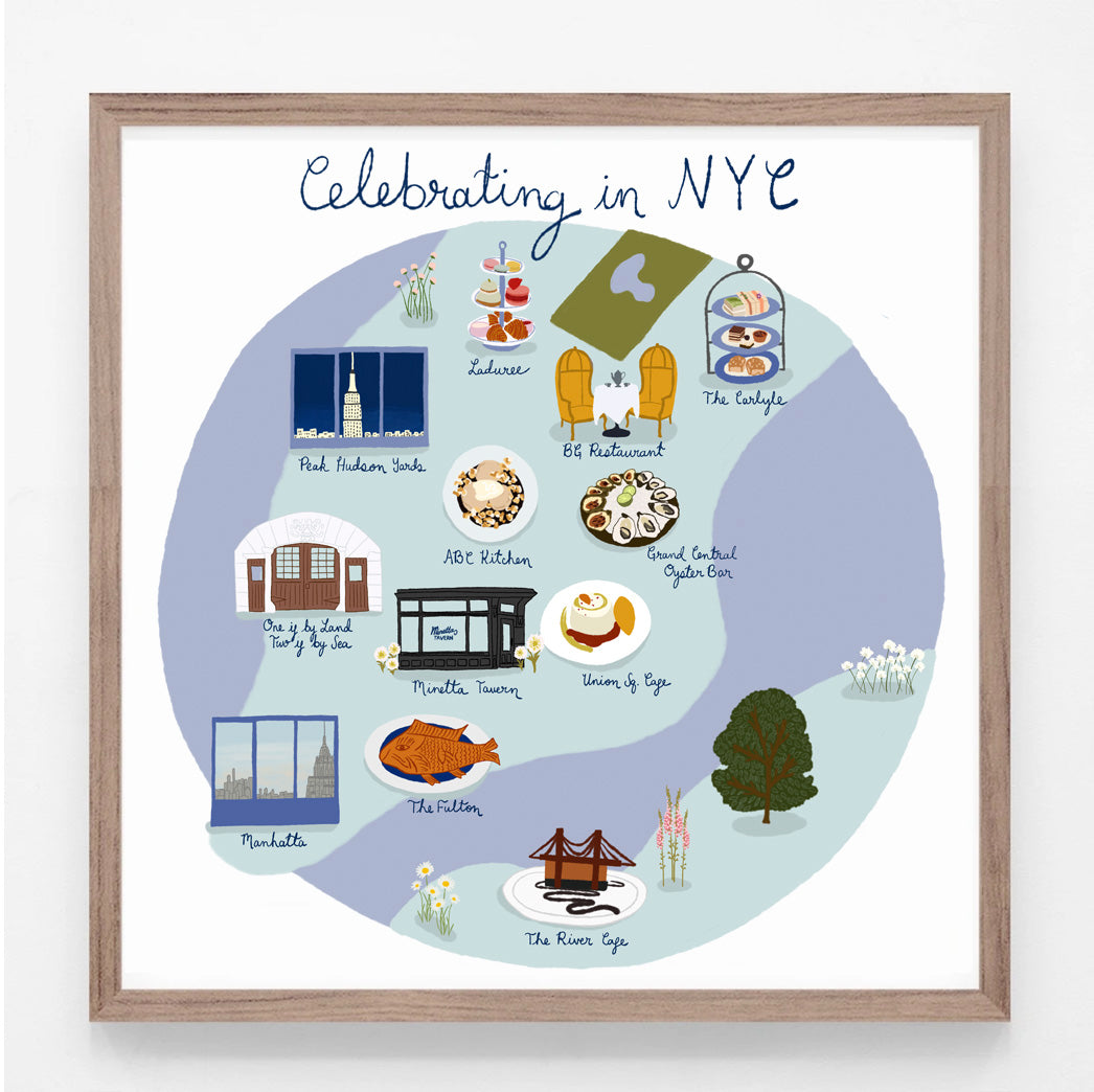 Celebrating in NYC Print