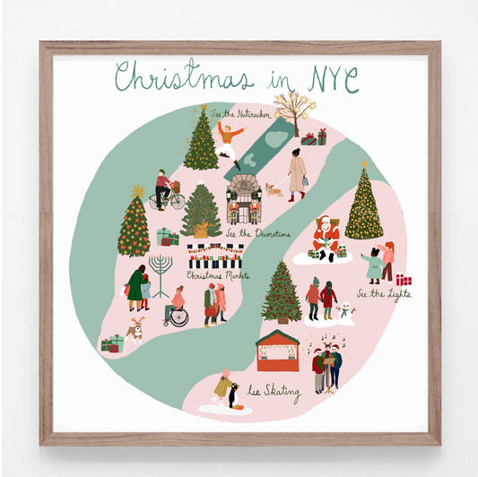 Christmas in NYC Print