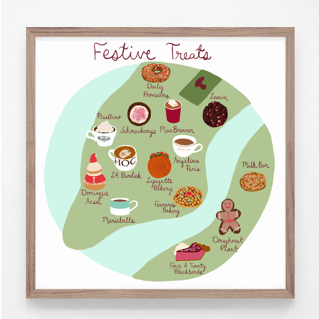 Festive Treats NYC Print