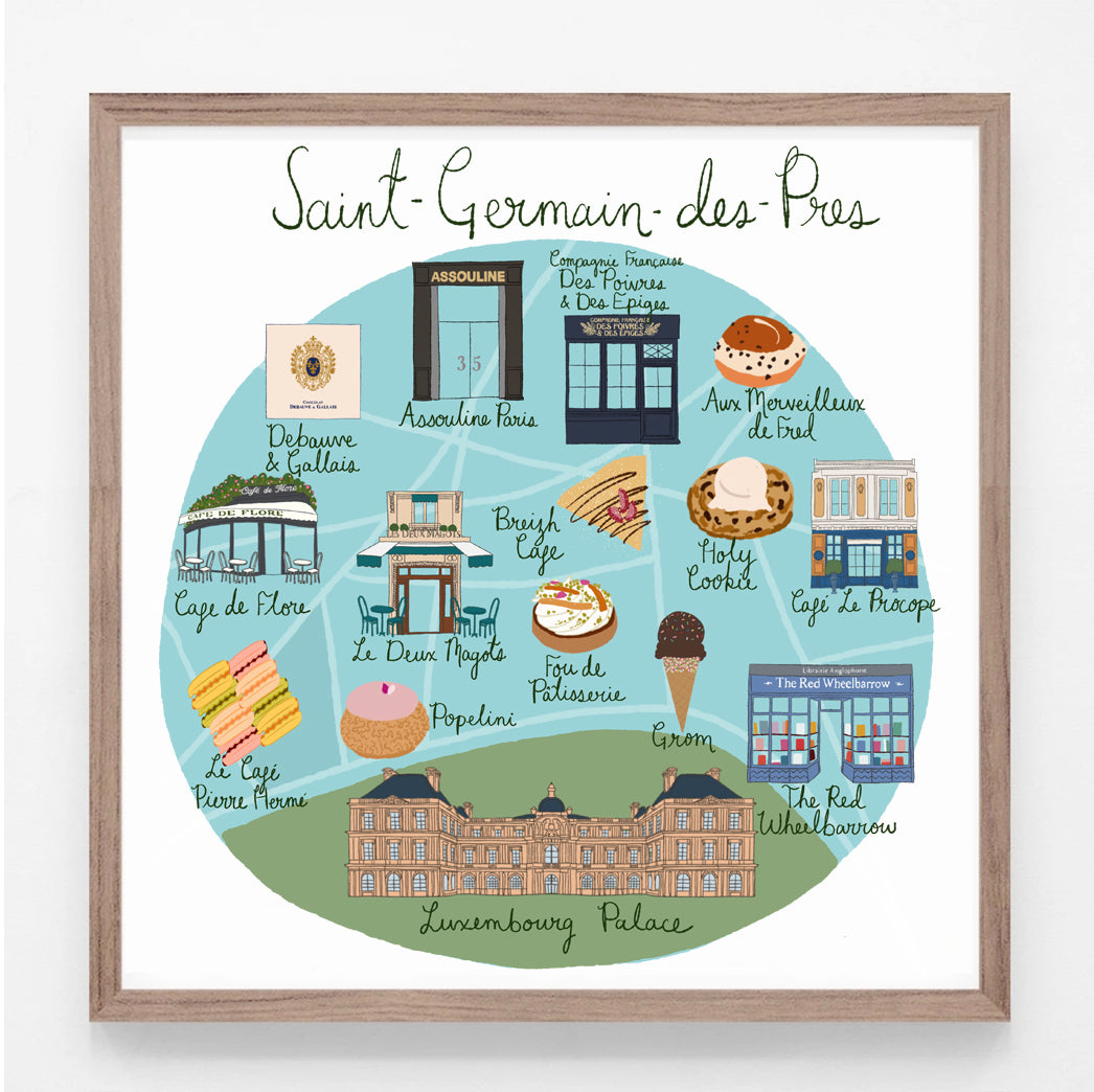 Saint Germain des Pres Print