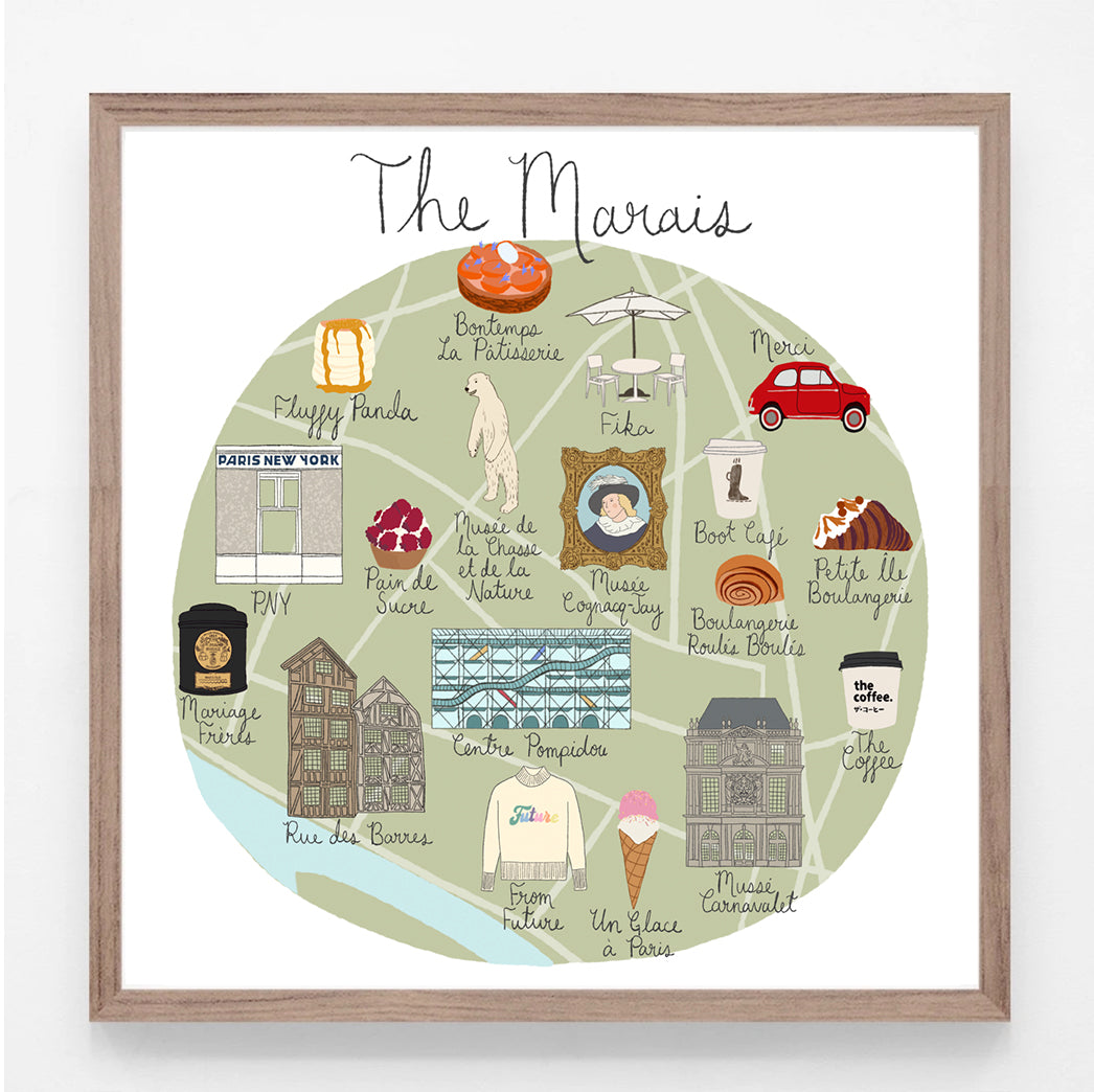 The Marais Paris Print