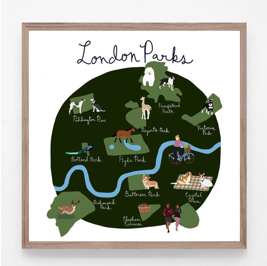London Parks Print