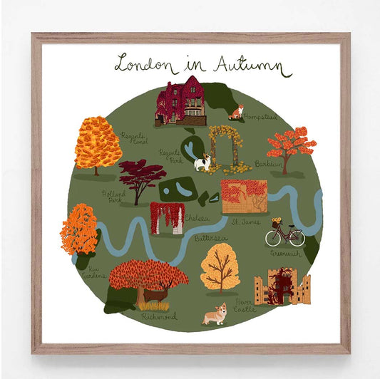 London in Autumn Print