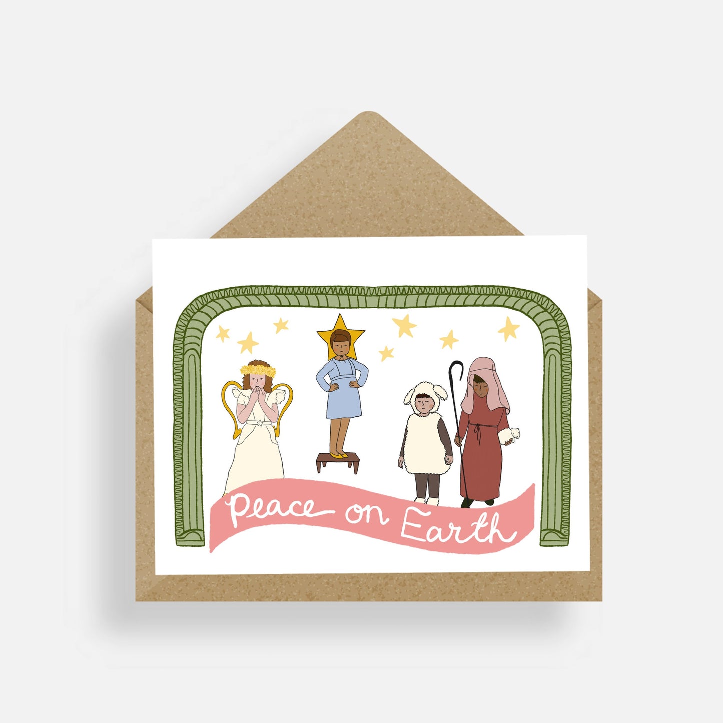 Peace on Earth Nativity Card