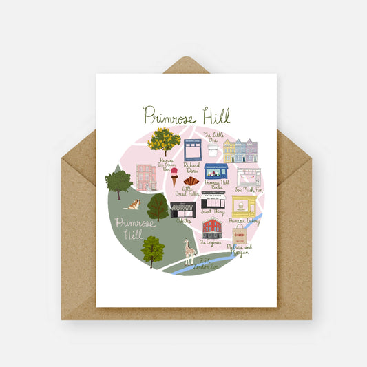 Primrose Hill Greeting Card