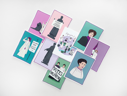 Suffragette London Greeting Card Set
