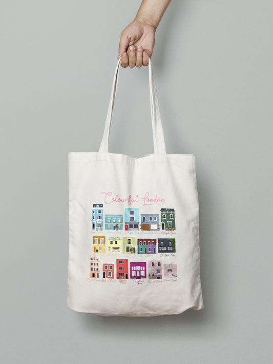 Colourful London Tote Bag