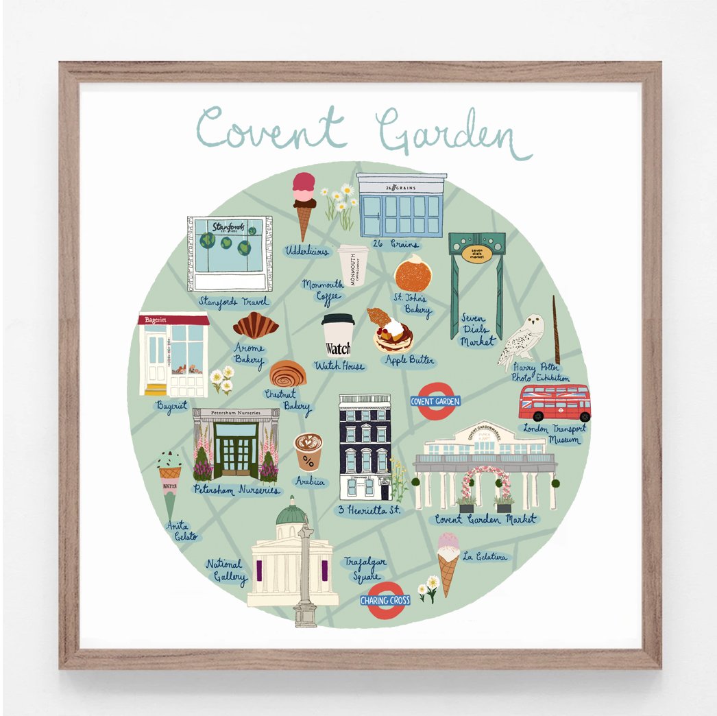 Covent Garden by Day Print