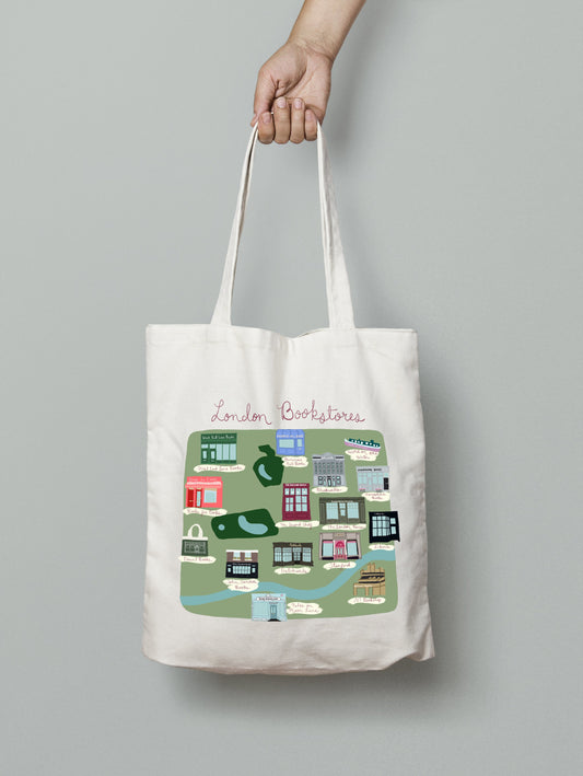 London Bookstores Tote Bag