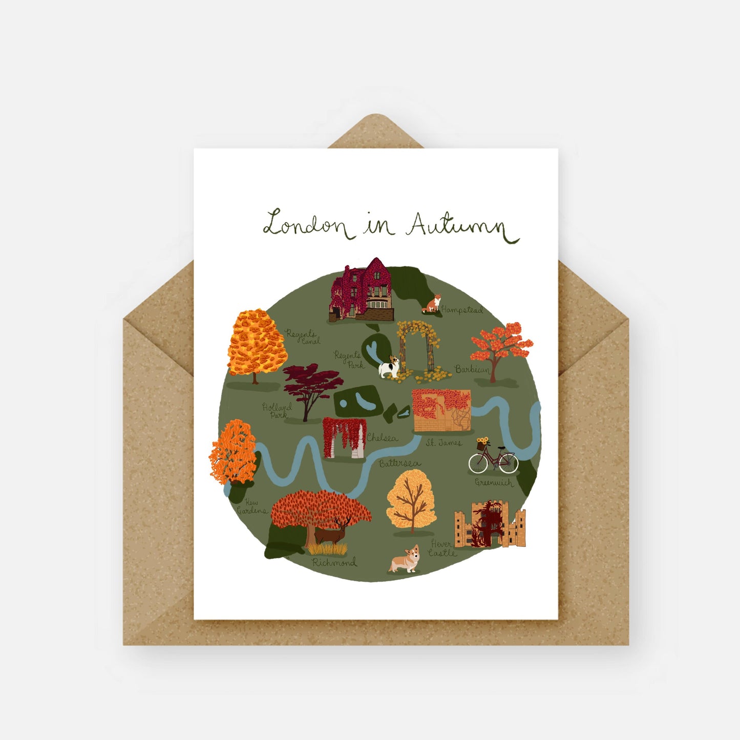 London in Autumn Card