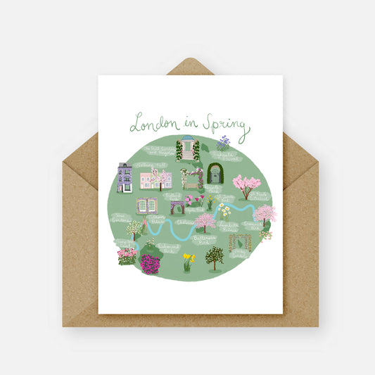 London in Spring Card