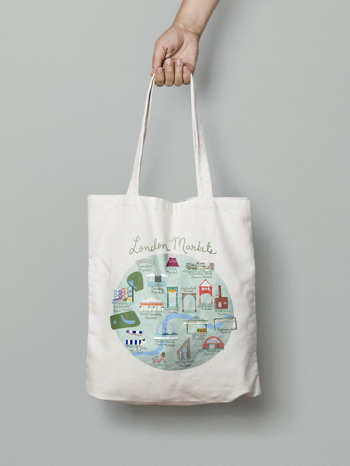 London Markets Tote Bag
