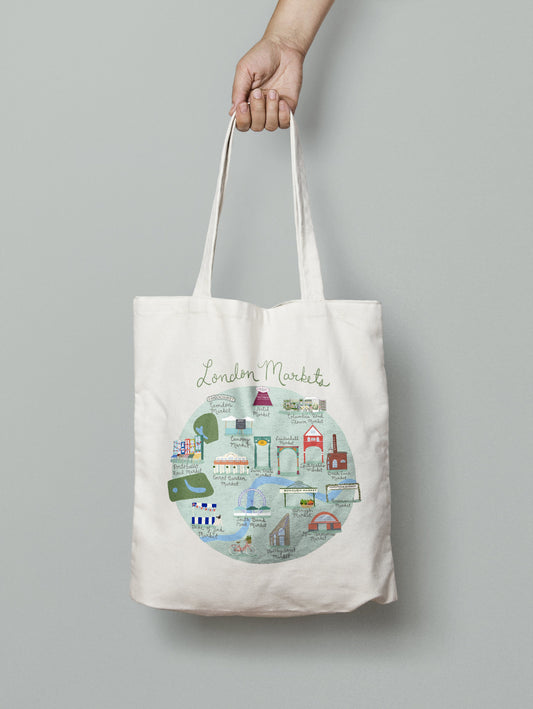 London Markets Tote Bag