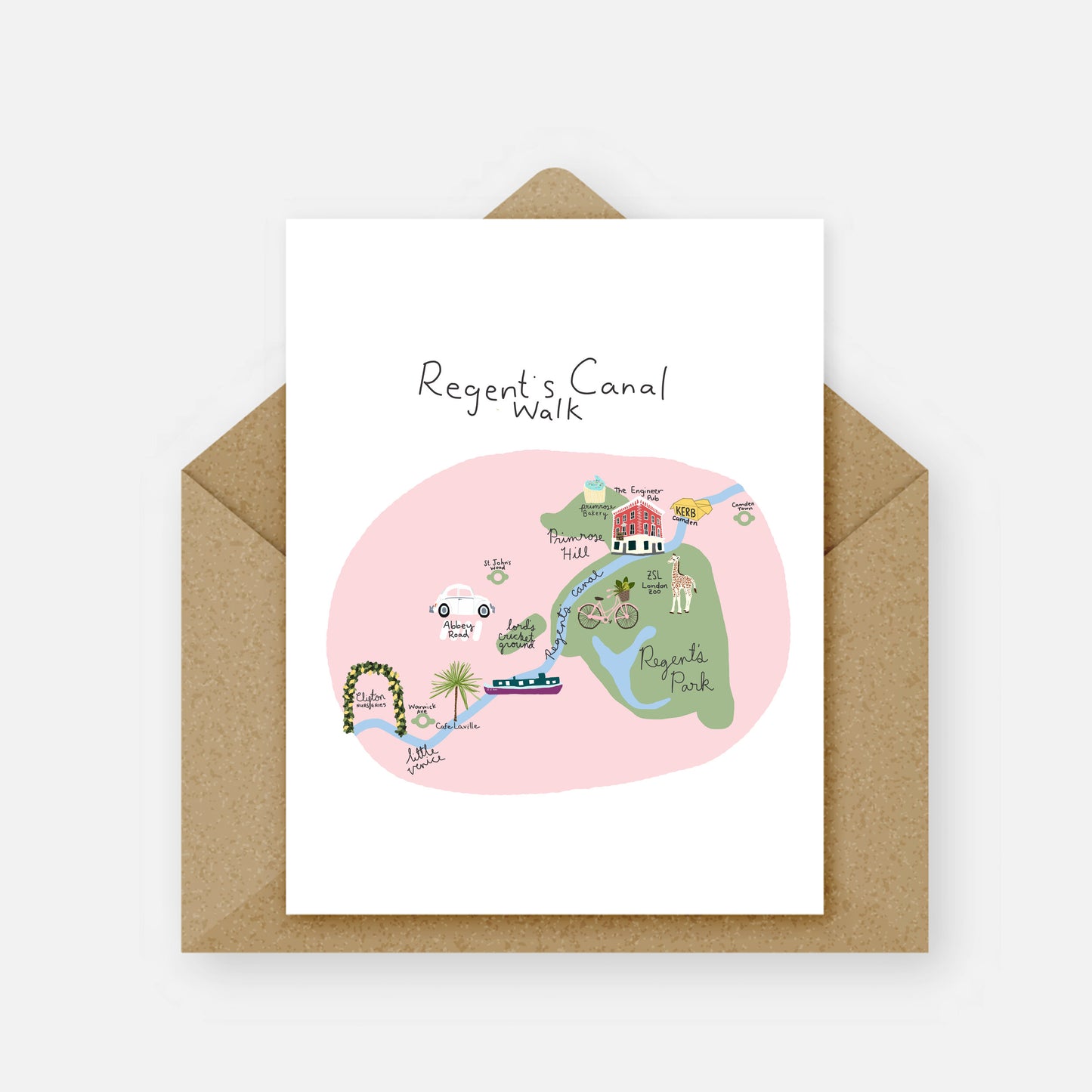 Regent's Canal Walk Card