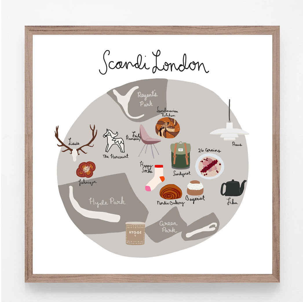 Scandi London Print