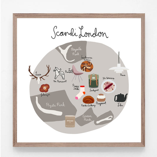 Scandi London Print