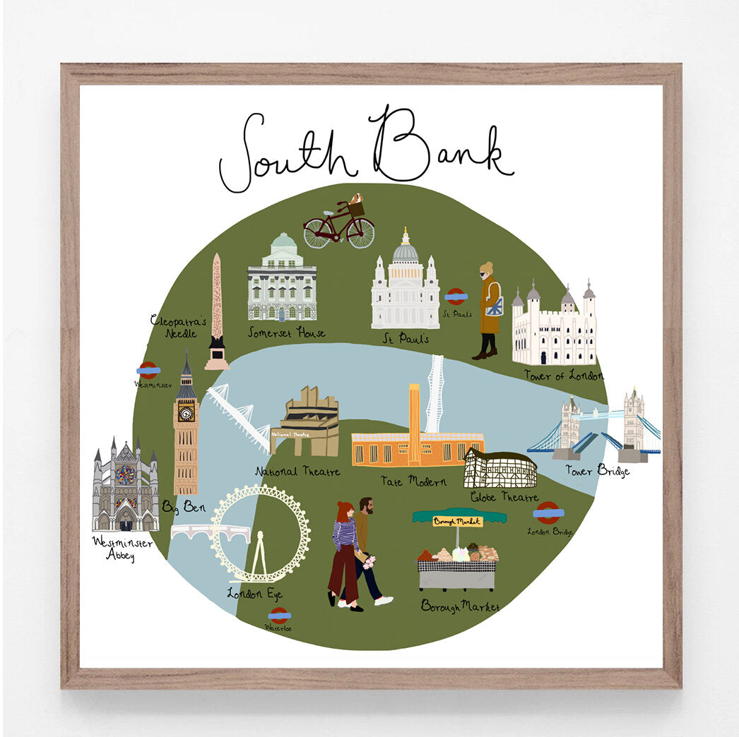 Southbank London Print