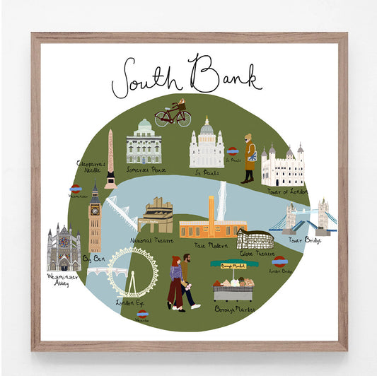 Southbank London Print