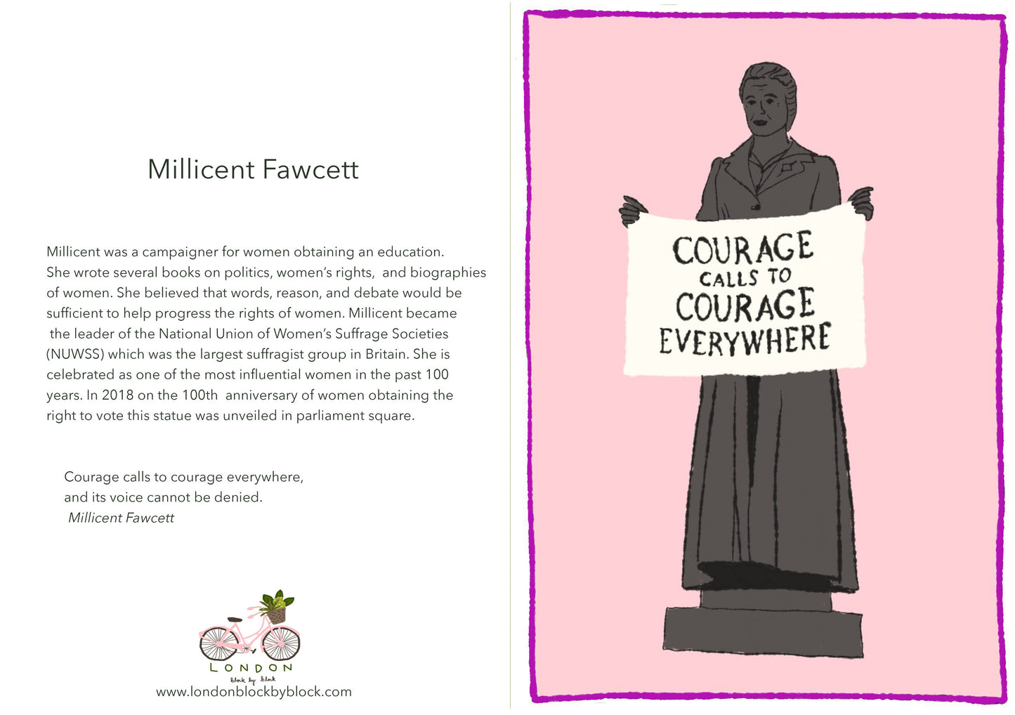 Suffragette London Greeting Card Set