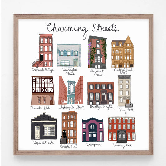 Charming Streets NYC Print