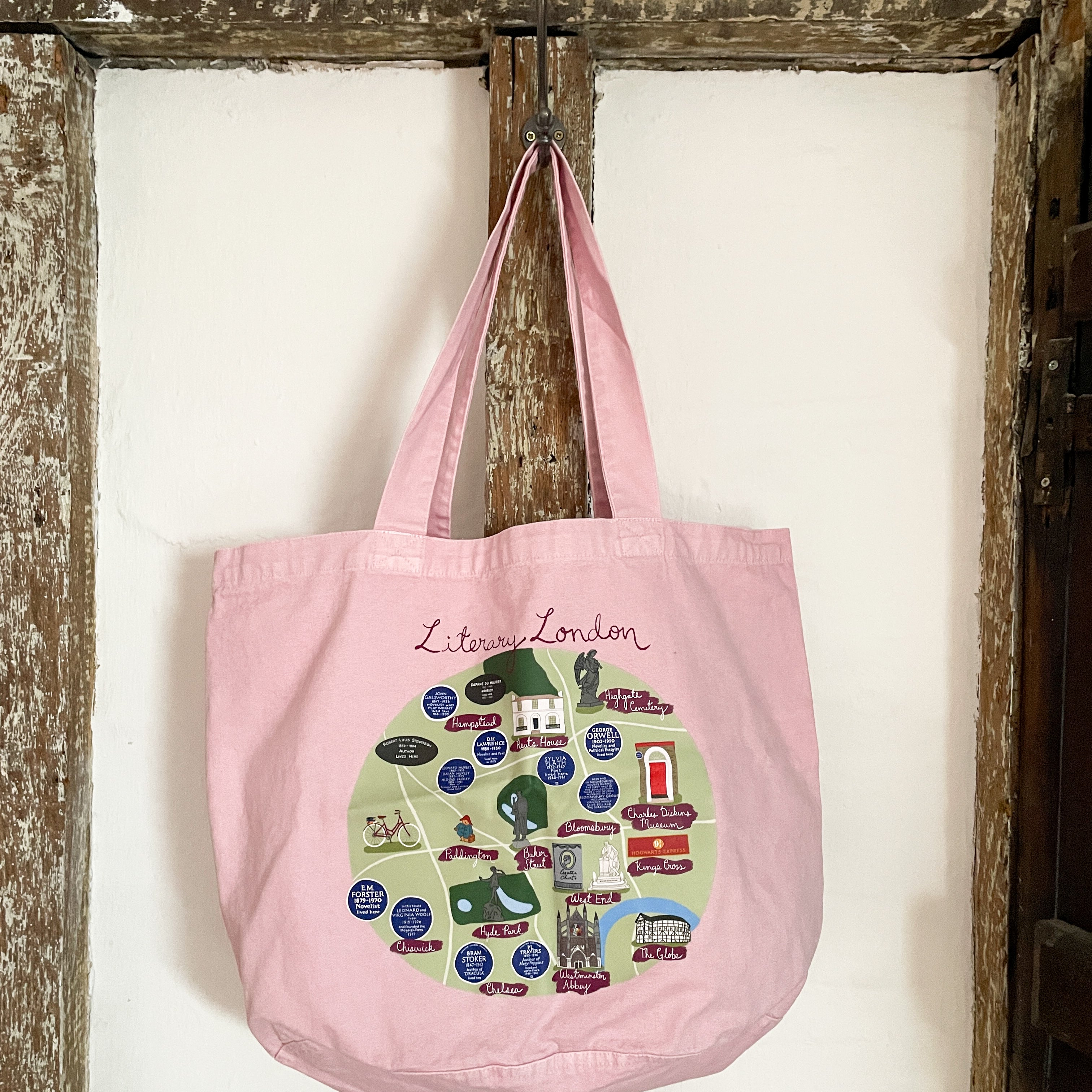 Literary London Tote Bag