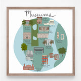 NYC Museums Print