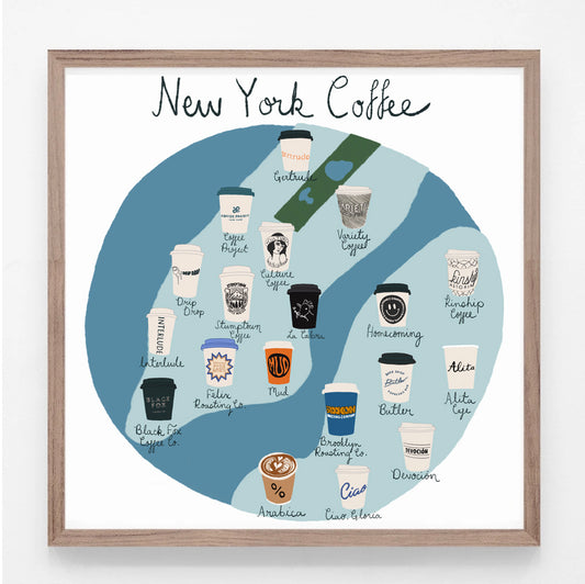 New York Coffee Print