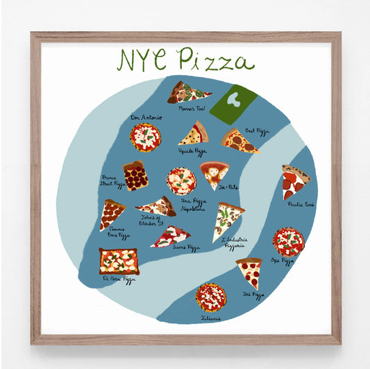 NYC Pizza Print