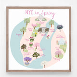 NYC In Spring Print