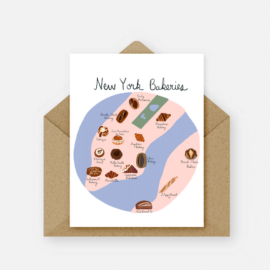 New York Bakeries Card