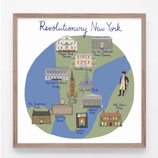 Revolutionary New York Print