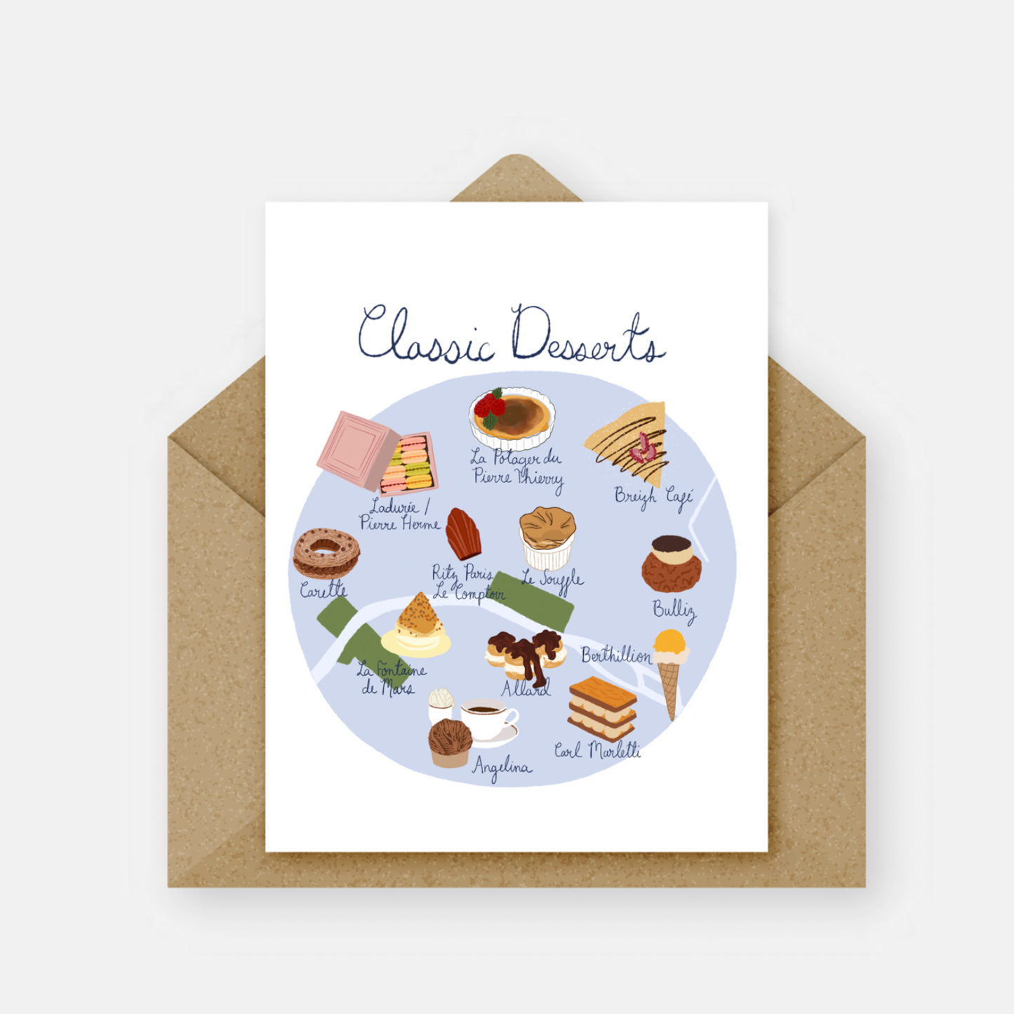 Classic Desserts Card